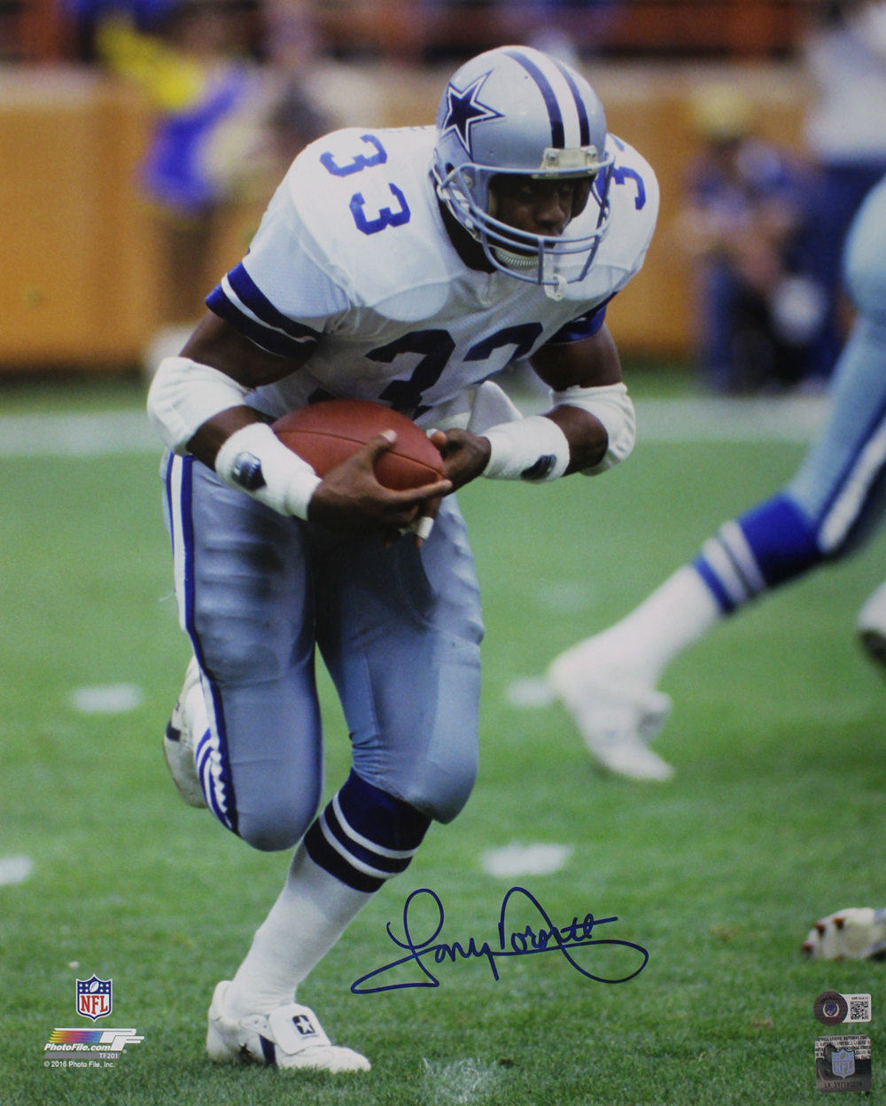 トニー・ドーセット（Tony Dorsett）のサイン写真 Tony Dorsett Autographed/Signed Dallas Cowboys 16x20 Photo Beckett